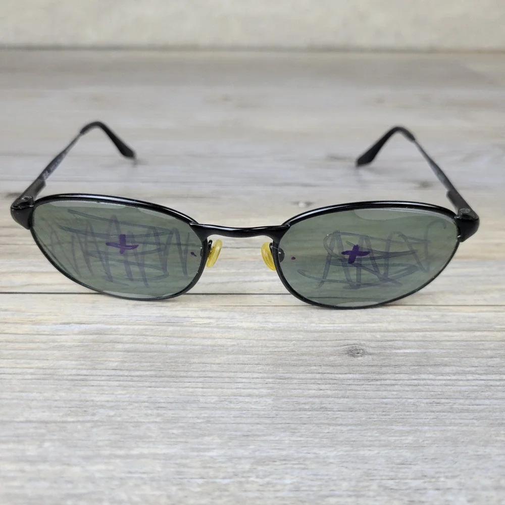 Ray-Ban Sunglasses RB 3003 W3079‎ Black Oval Frames Only Italy Men 50-19-135